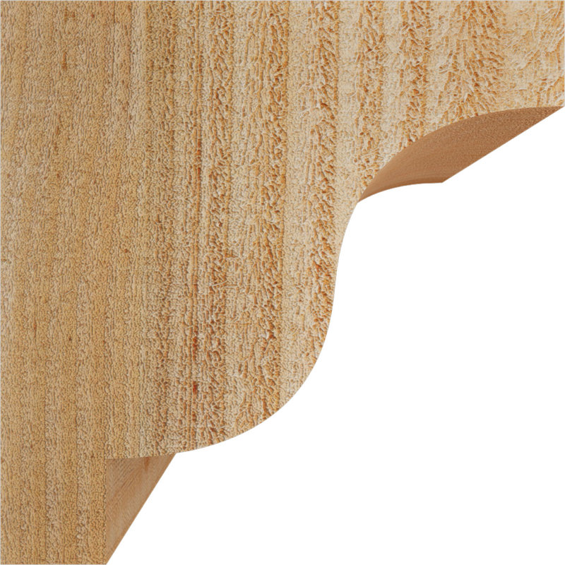 Newport Corbel, H 6 po x l 4 po x P 6 po, Sapin de Douglas, Sciage brut
