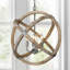 Lustre en bois 4 lumières Mazhar
