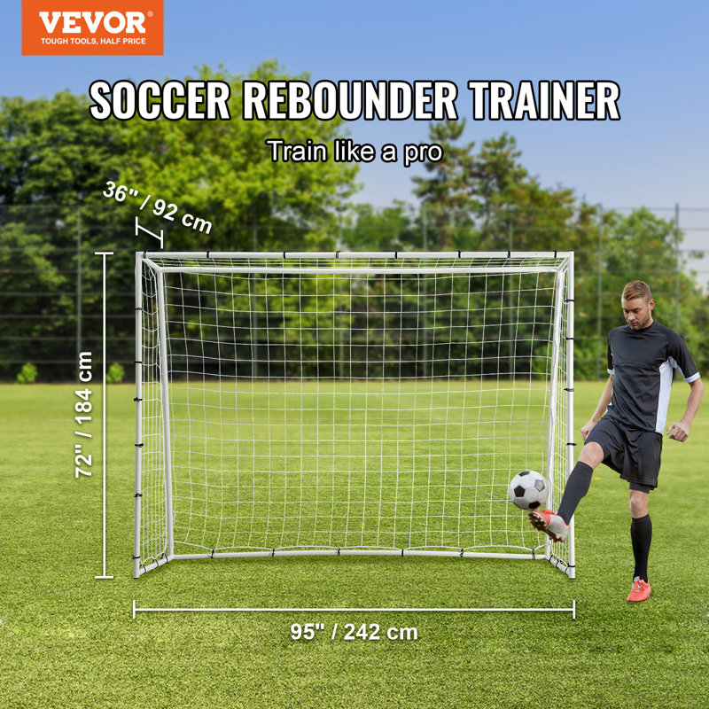 VEVOR Soccer Rebound Trainer, 8x6FT