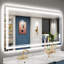 Miroir de meuble-lavabo à DEL avec fonction de mémoire, 3 températures de couleur et éclairage à intensité variable-534123060-534123059