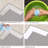 Denetra Dual Surface 0.24'' Thick Non Slip Rug Tape / Adhesive