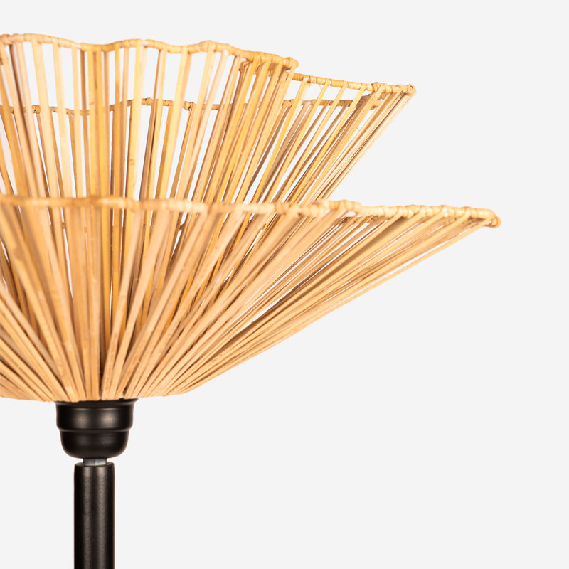 Lampe sur pied Klimt Boho, Brun/brun clair