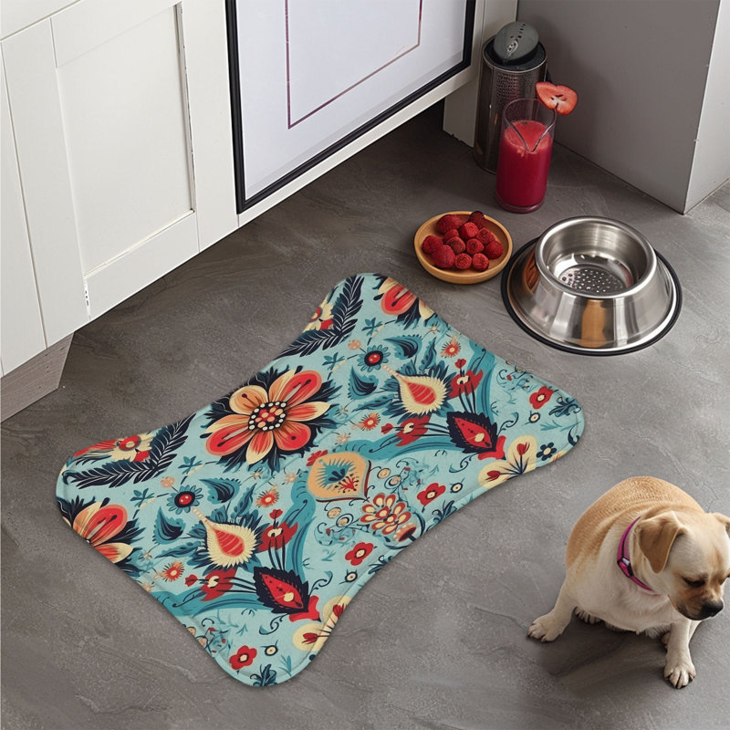 Boho Colors - Tapis d'alimentation en os 1 pièce