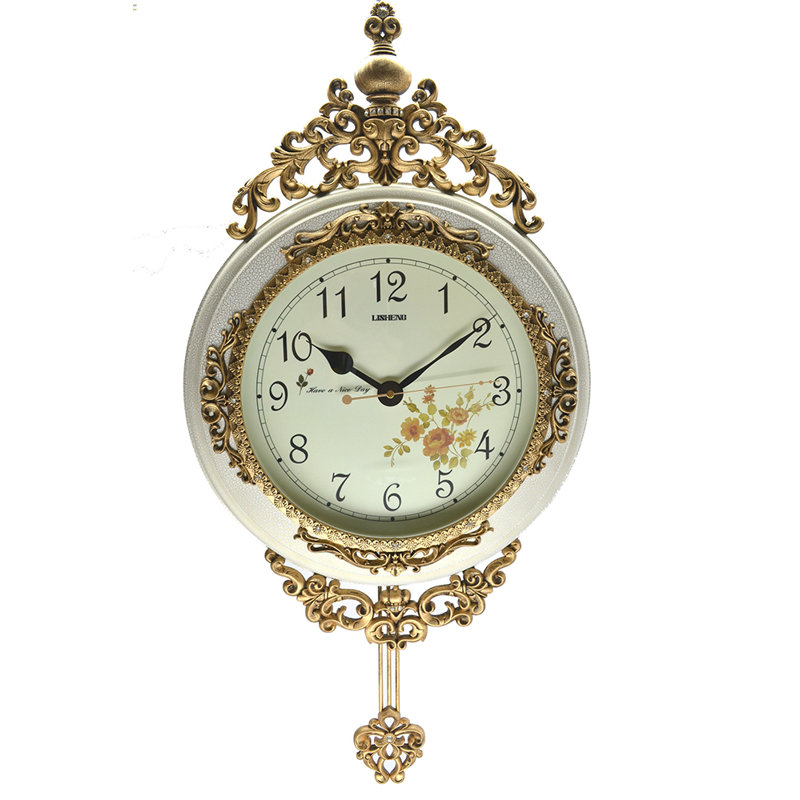 Wall Clock, Ivory / Gold