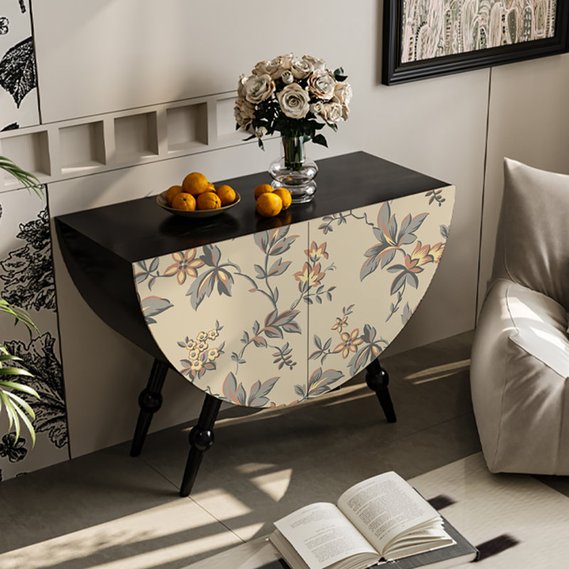 Armoire de rangement en demi-cercle