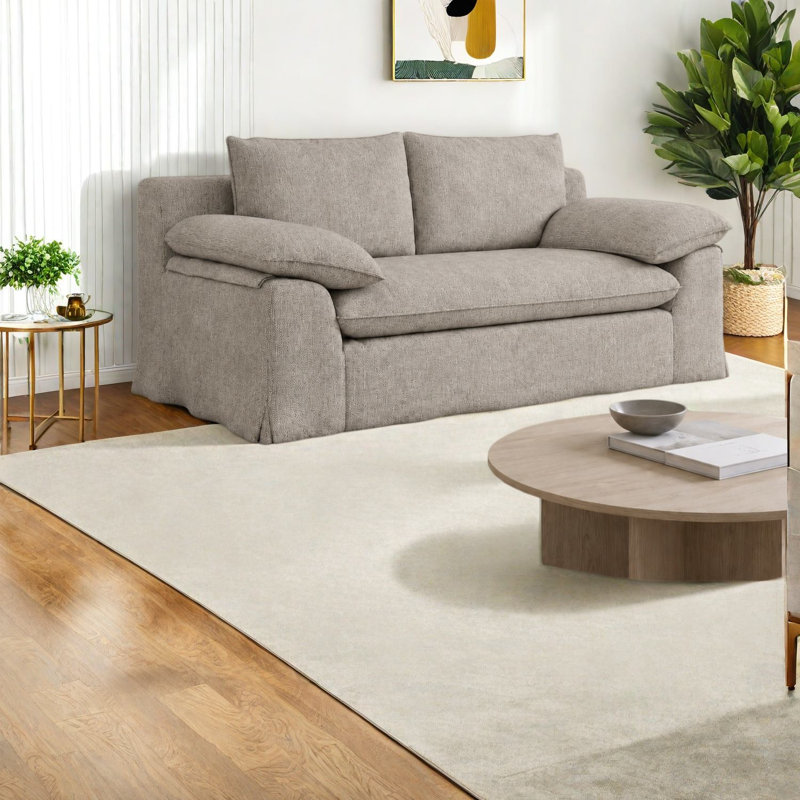 Upholstered 79.13 Sofa, Gray