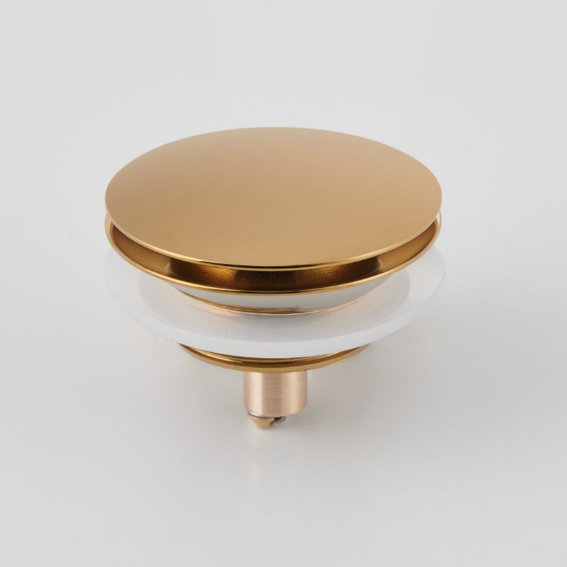 Mokleba Titanium Goldpop-Up Bathtub Drain Stopper Replacement Kit, Gold