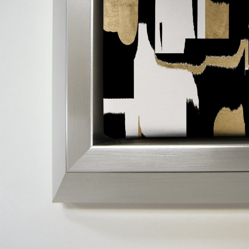 «Climbing Gold III» par Susan Jill - impression sur toile, 34" H x 44" W, Silver