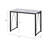 Zaidin Antique White& Black Finish Writing Desk (Not Including Office Chair)