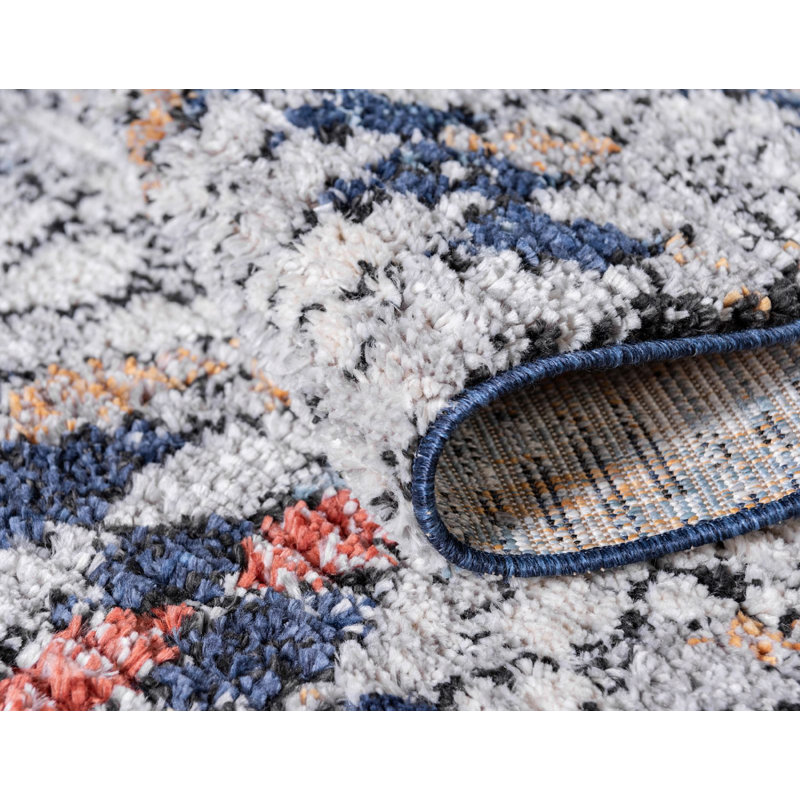 Victorville Abstract Indoor Rug, Rectangle 5' x 8'