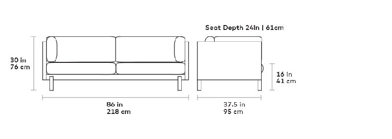 Silverlake Sofa, Andorra Almond Performance Basketweave