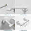 Pivoting Wall Mount Toilet Paper Holder-120467124