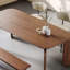 Table de salle à manger haut de gamme en bois massif-414348109