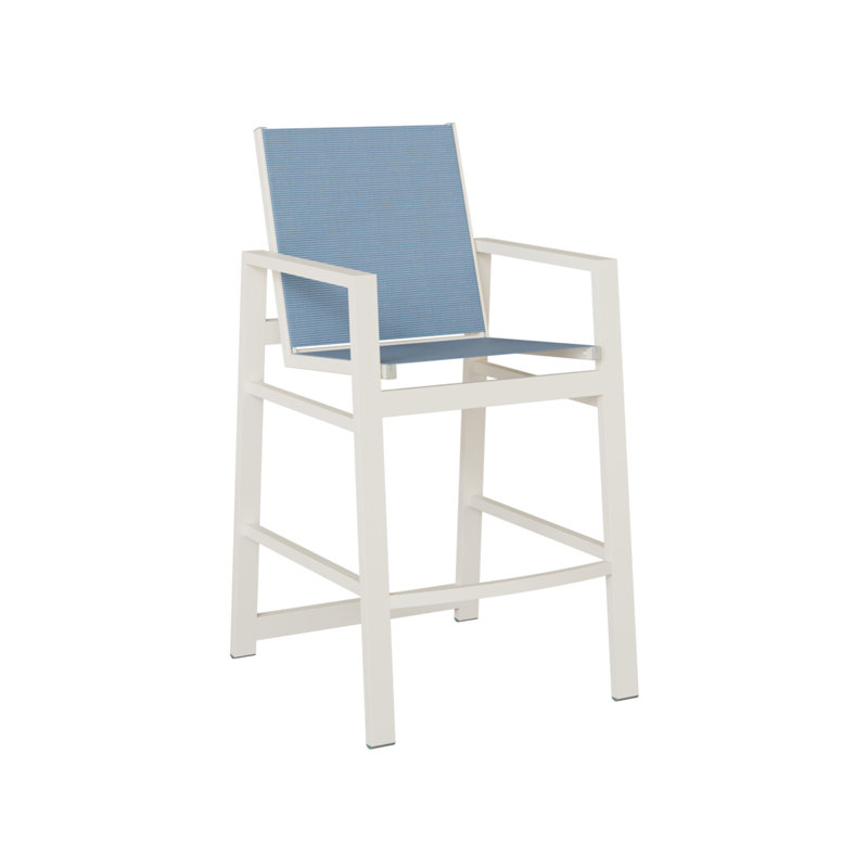 Chaise berçante Berlin Gardens Vida Slings, Dupione près de la piscine, Blanc mat