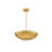 Eclectic 5 Light Gold Leaf Chandelier-873864644-873864645