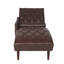Chaise longue avec accoudoirs et coussins en bois massif-1255485569