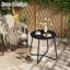 Paiten Round Metal Outdoor Side Table , 48cm cm W 45cm cm D-499087221