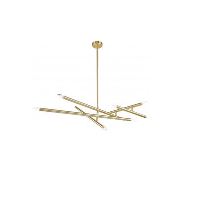 Lustree linéaire 12 lumières spoutnik moderne skoog
