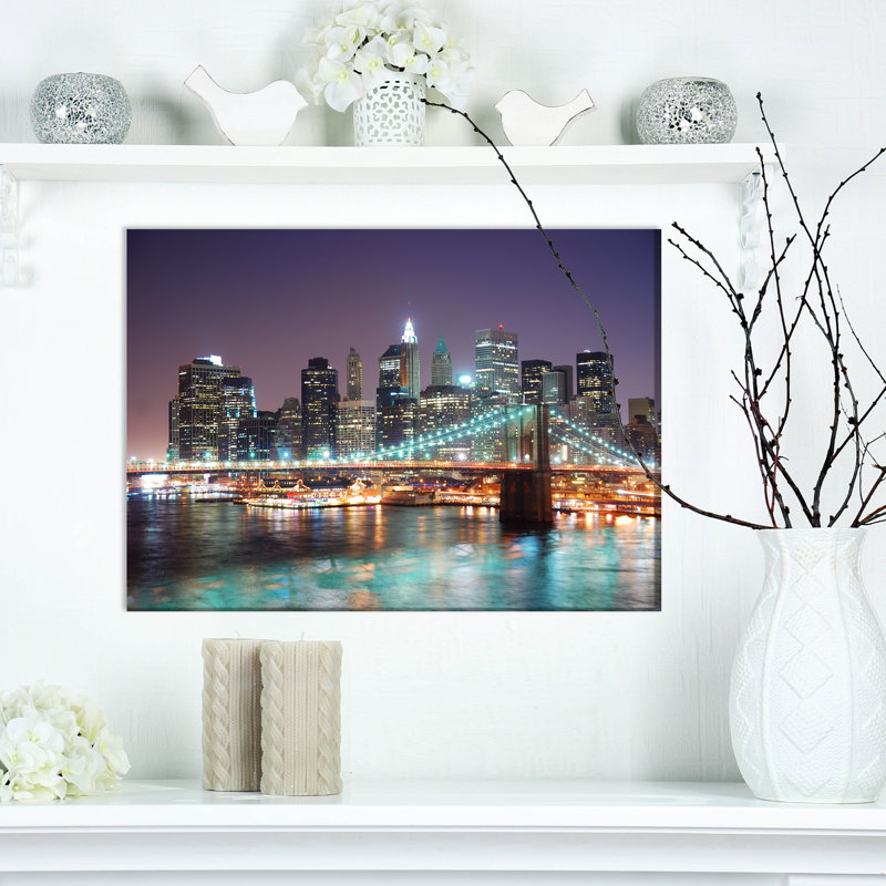 New York, Manhattan, impression sur toile tendue, H 20 po x l 20 po x P 1 po