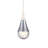 Servis Single Chrome Teardrop LED Pendant
