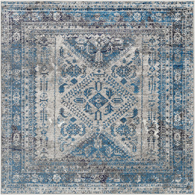 Tapis oriental bleu royal Fitz