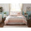 Ensemble d'édredon 9 pièces en percale de coton rosé-117508604