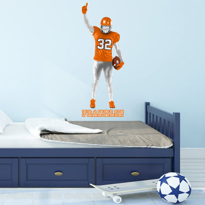 Adhésif décoratif footballeur