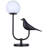 Tikva 1 Light Table Lamp With Matte Black Finish And White Shade
