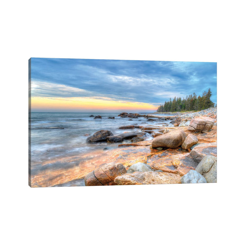 Coastal Maine par David Gardiner - Giclée sur toile tendue avec châssis, H 12 po x l 18 po x 1,5 po