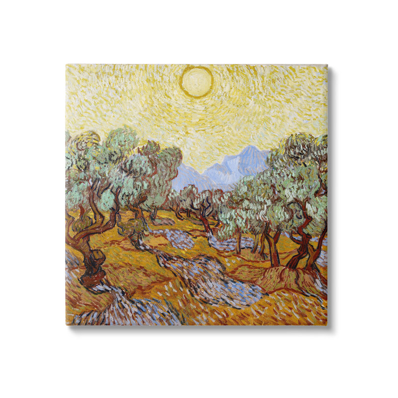 Olijfbomen Olive Branches, Vincent van Gogh, peinture classique par Vincent Van Gogh - peinture sur toile tendue