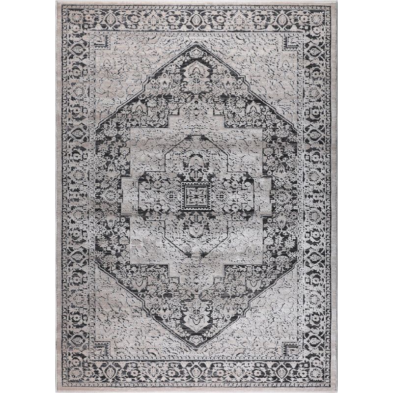 Tapis abstrait MDA Rugs, Rectangle 5 pi 2 po x 7 pi 5 po