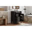 Meuble-lavabo 24 po avec lavabo supérieur, meuble-lavabo moderne avec 2 tiroirs et un tiroir basculant, meuble-lavabo simple-781438921