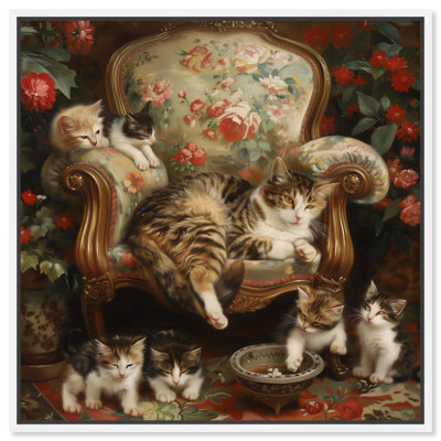 «Lounging Cats» par Art Remedy