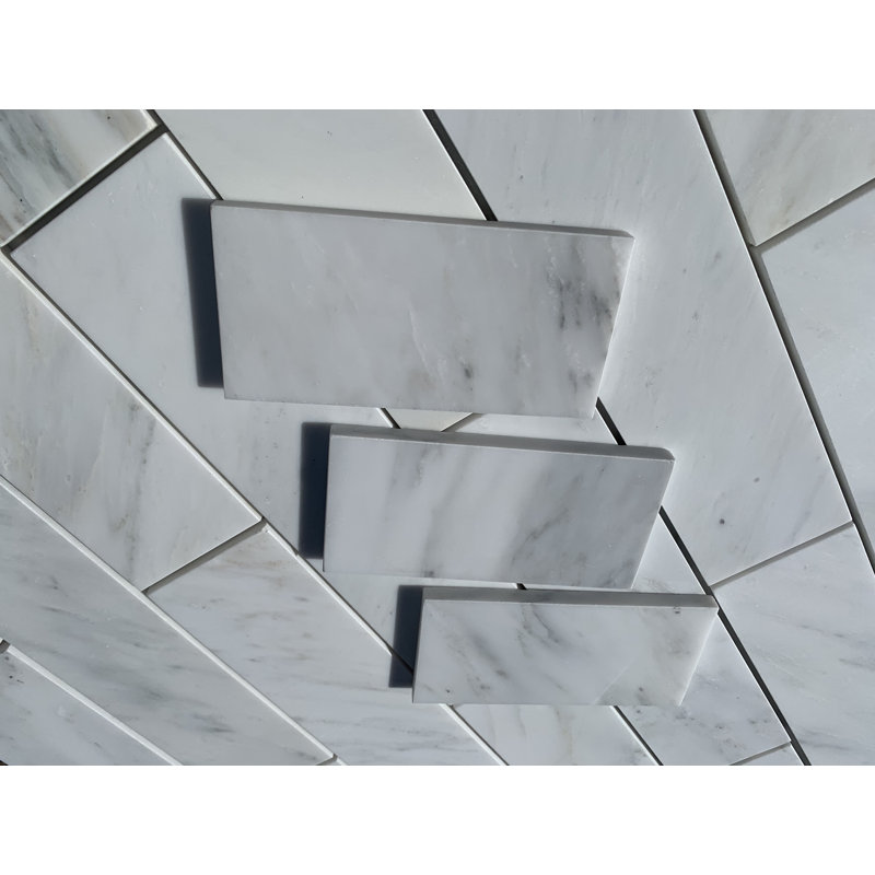 SAMPLE - Oriental White Polished Subway Tile