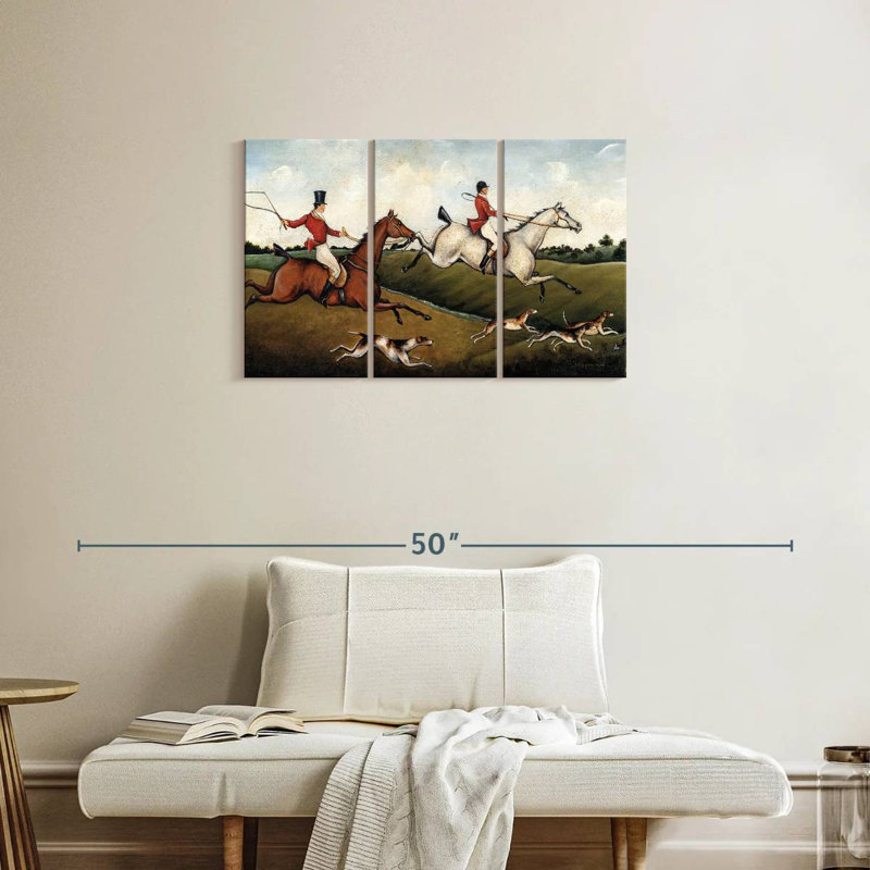 Senne The Hunt, 20" H x 33" W