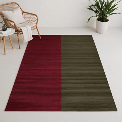 Tapis intérieur / extérieur rouge HorizontalStripes