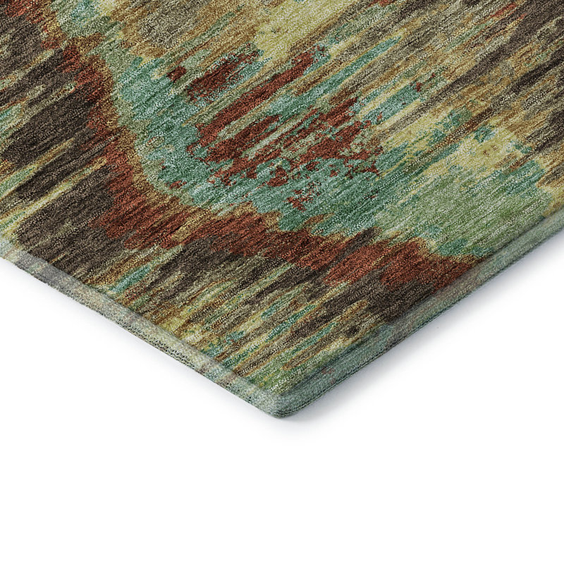 Tapis de qualité supérieure lavable à la machine Prisco Fudge, Rectangle 9 pi x 12 pi