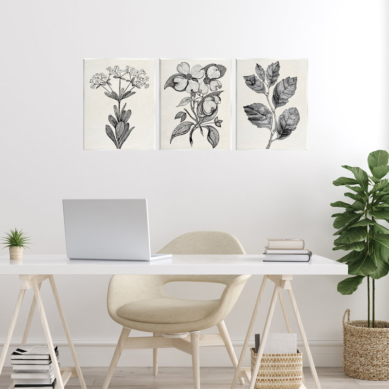 Plaque murale Classic Natural Botanicals, design par Karen Smith