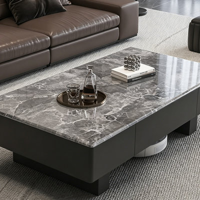 Luxury-Style Microcrystalline Stone Coffee Table