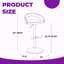 Ensemble de 2/3 tabourets de bar pivotants réglables en velours avec repose-pieds en T et base en métal-200499334-200499338-200499336