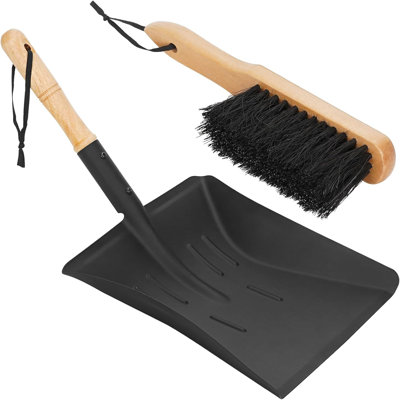 Fireplace Ash Shovel and Brush Cleaning Kit