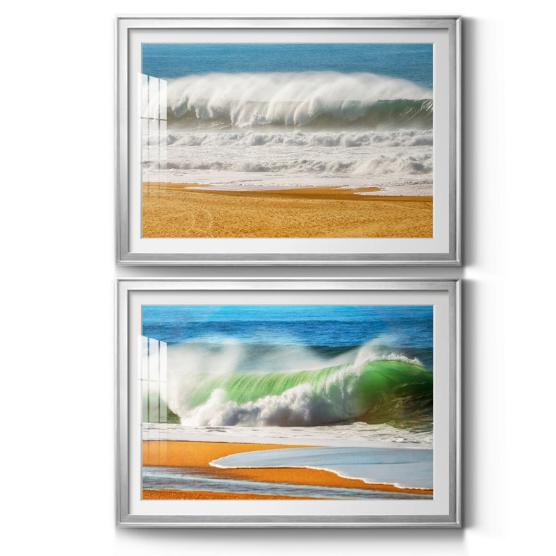 Le défi - Reproduction de photo sur toile encadrée, Argent, H 18,5 po x l 49 po x P 1,5 po, Pas de tapis