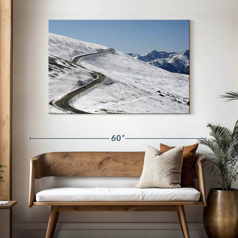 Chemin enneigé Alvord, H 32 po x l 48 po