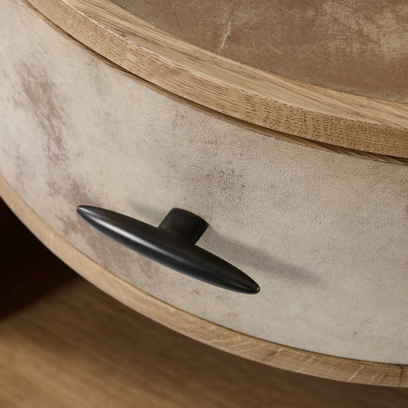 1 - Drawer Solid Wood Nightstand