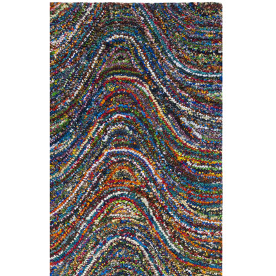 Anaheim Hand Tufted Cotton Abstract Rug