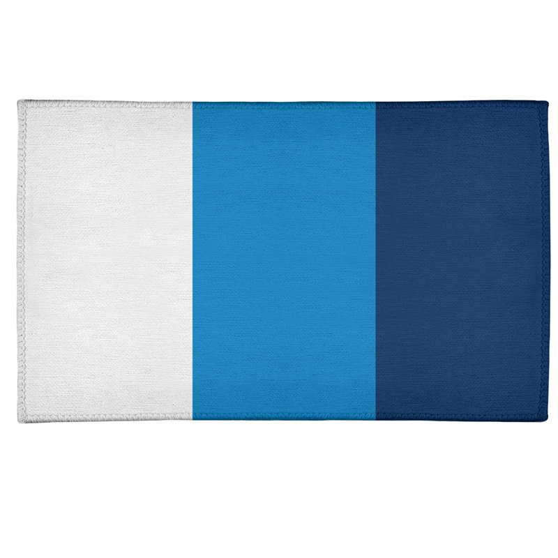 Tapis à rayures en polyester la puissance "la puissance", Rectangle 2 pi x 3 pi