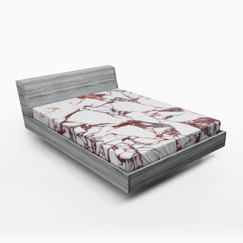 Microfiber Abstract Fitted Sheet, Full Fitted Sheet