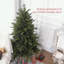 Arbre de Noël artificiel avec 1309 branches et base en métal-771556421