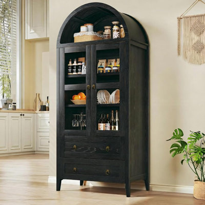 Armoire de rangement arquée pour garde-manger