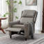 30" Wide Genuine Leather Manual Upholstered Recliner-1692770433
